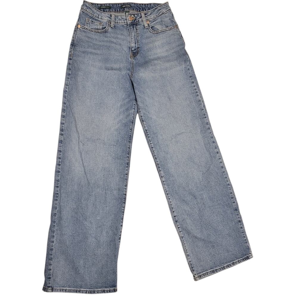 Wild Fable High-Rise Baggy Wide Leg Jeans Womens Tag Size 4 Actual 26Wx31L EUC